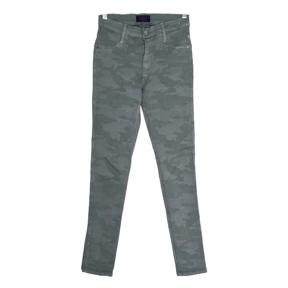 James Jeans Twiggy Camo Print Stonehenge Gray Skinny Jeans Size 28
